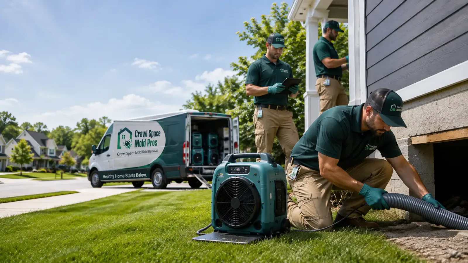 Crawl Space Mold Removal in King City, CA